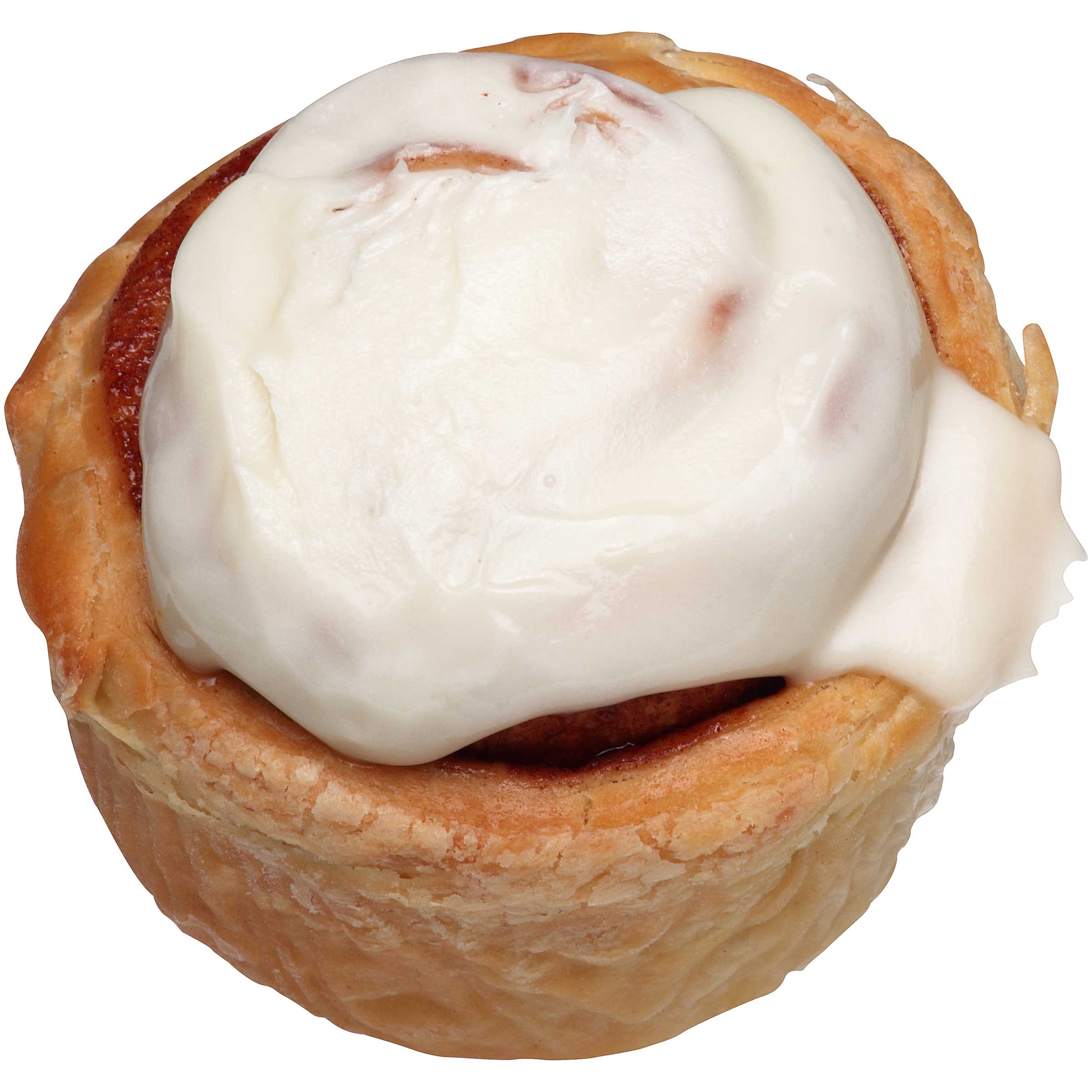 Sara Lee Oven Fresh Par-Baked Plus Cream Cheese Cinnamon Roll, 4.75 Ounce -- 24 per case.