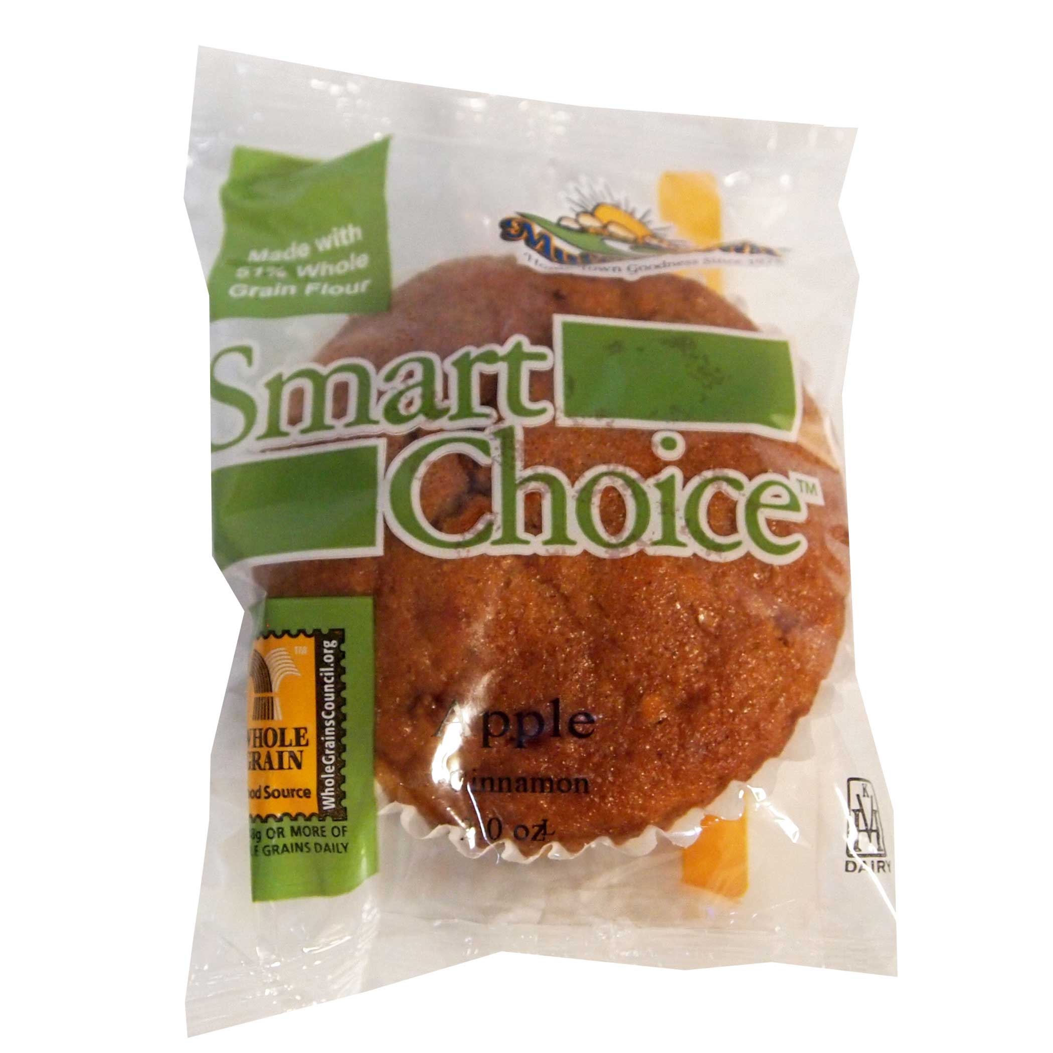Smart Choice Apple Cinnamon Muffin, 2 Ounce -- 72 per case.