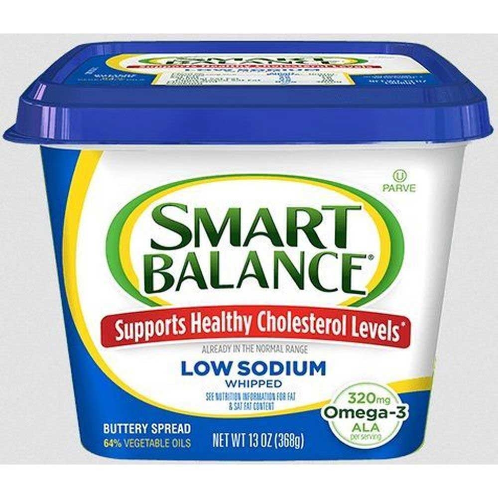 Smart Balance Low Salt Butter Spread, 13 Ounce Tub -- 6 per case