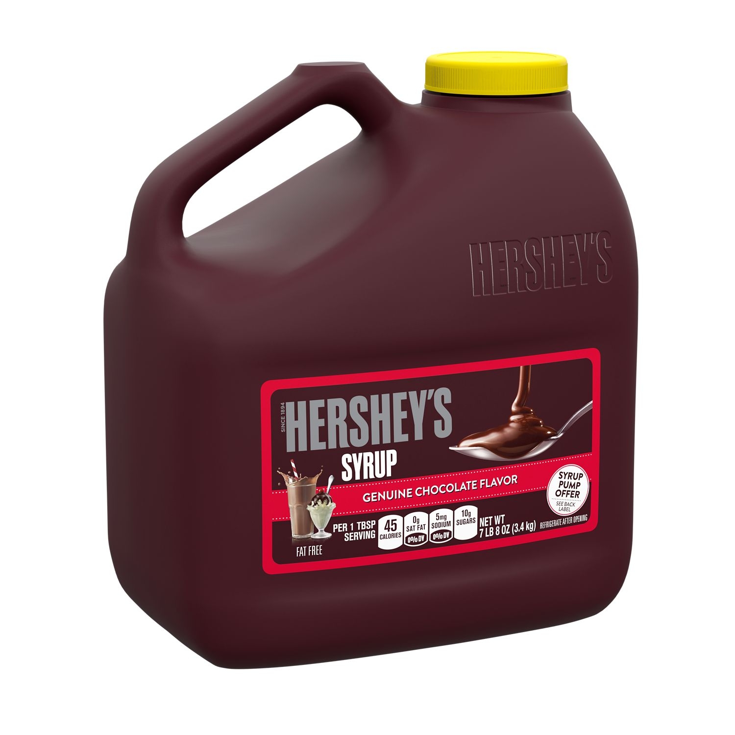 Hershey's Chocolate Syrup Jug, 7.5 Pound Jug