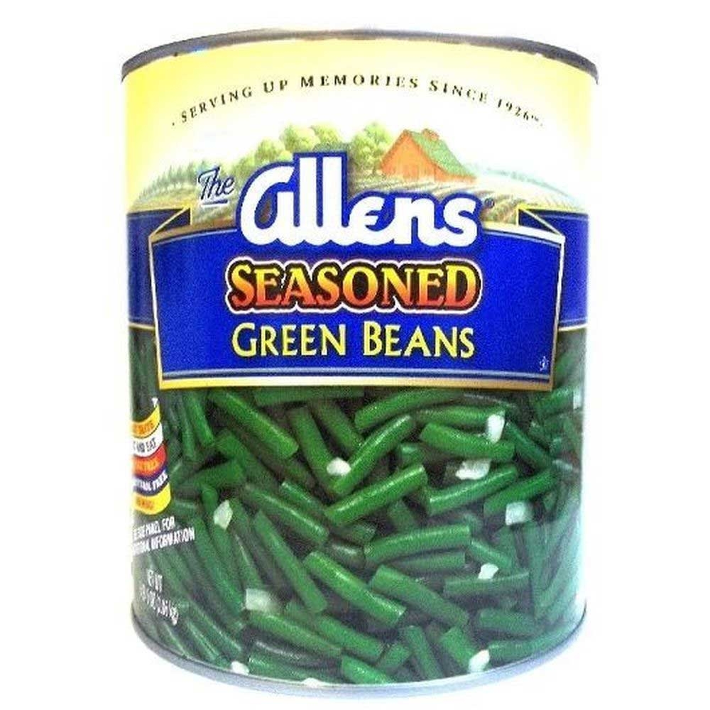 Allens Seasoned Cut Green Bean, 106 Ounce Can -- 6 per case