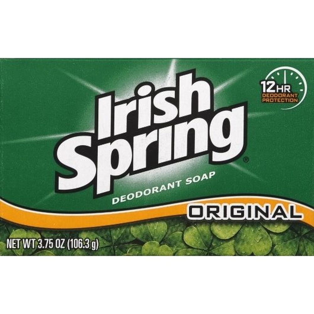 Irish Spring Original Regular Bar Soap, 3.75 Ounce -- 24 per case.