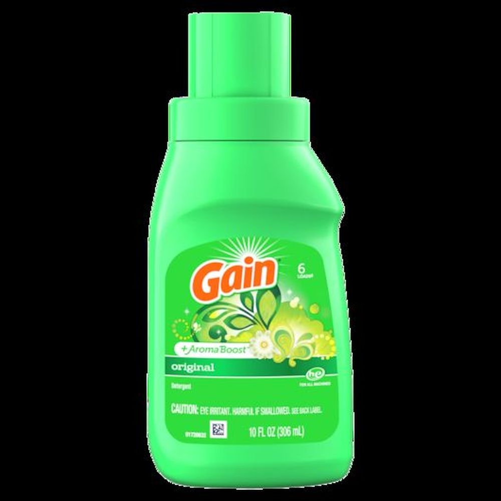 Gain Original Double Strength Liquid Laundry Detergent, 10 Fluid Ounce -- 12 per case