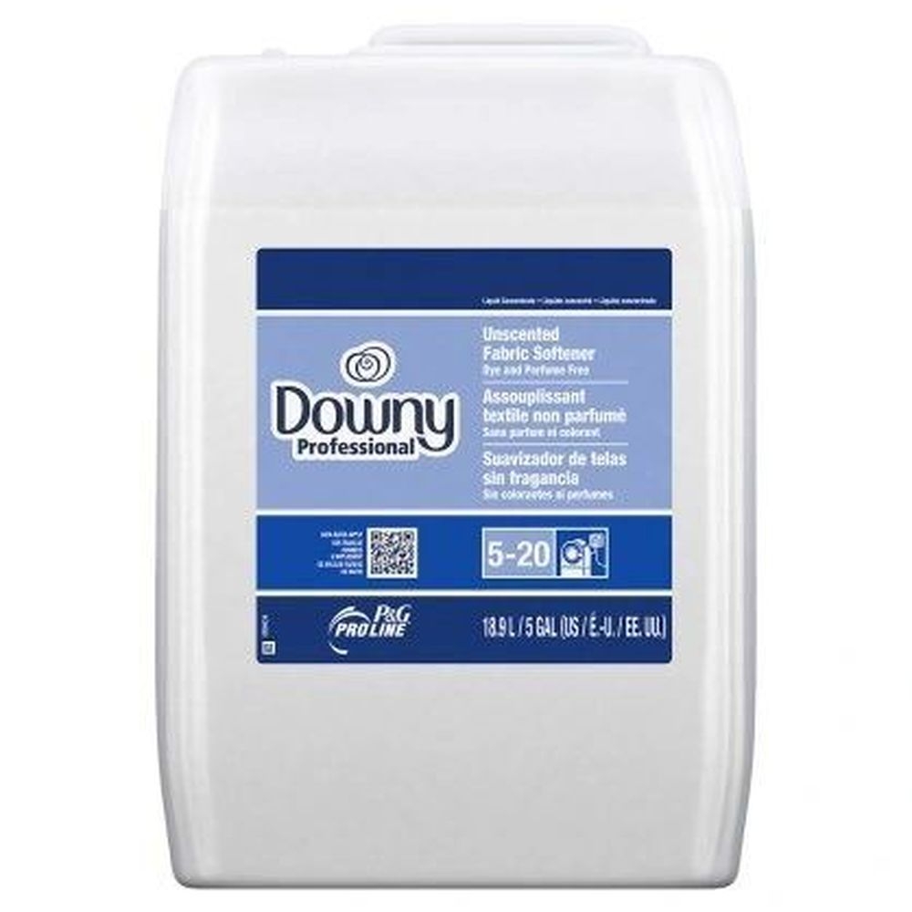 Downy Dye and Perfume Free Fabric Softener, 5 Gallon