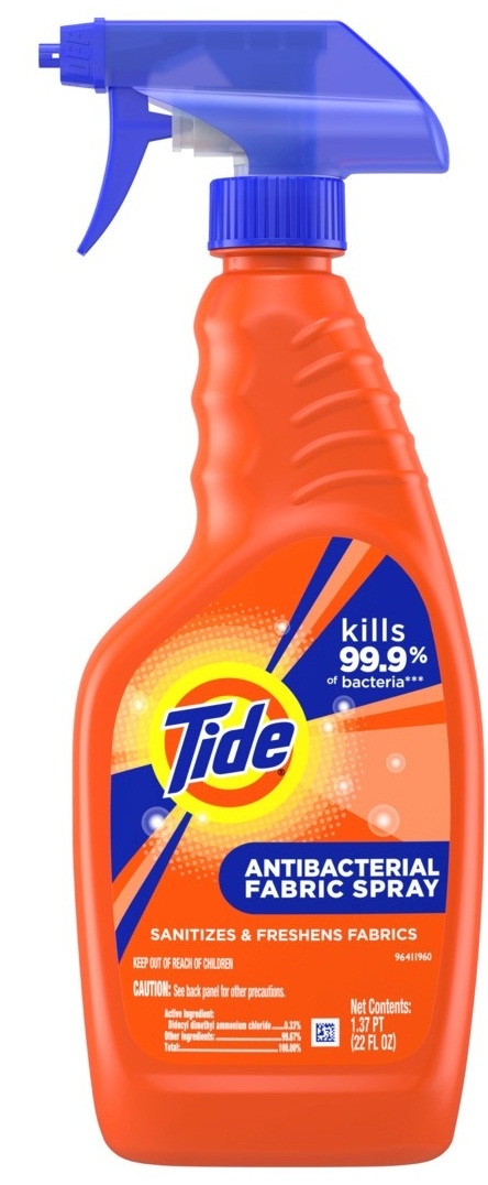 Tide Antibacterial Spray, 22 Fluid Ounce -- 6 per case.