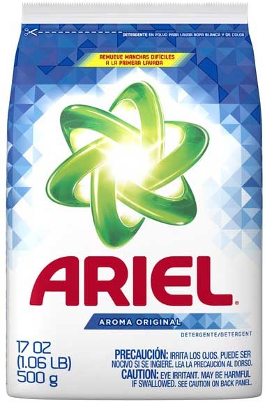 Ariel Regular Detergent Powder, 1.06 Pound Bag -- 24 per case.