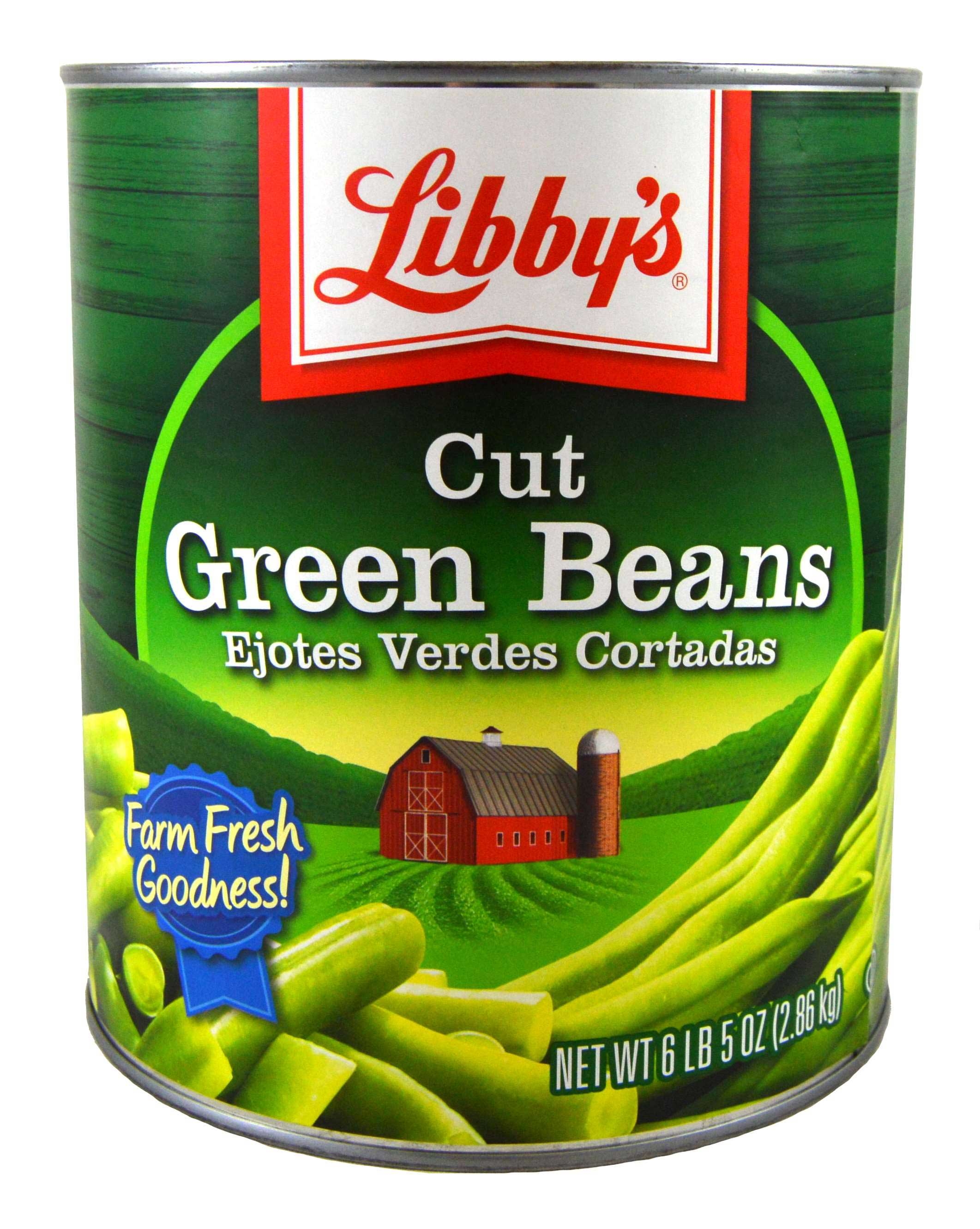 Libby Low Sodium Mixed Sieve Cut Green Beans, 101 Ounce -- 6 per case