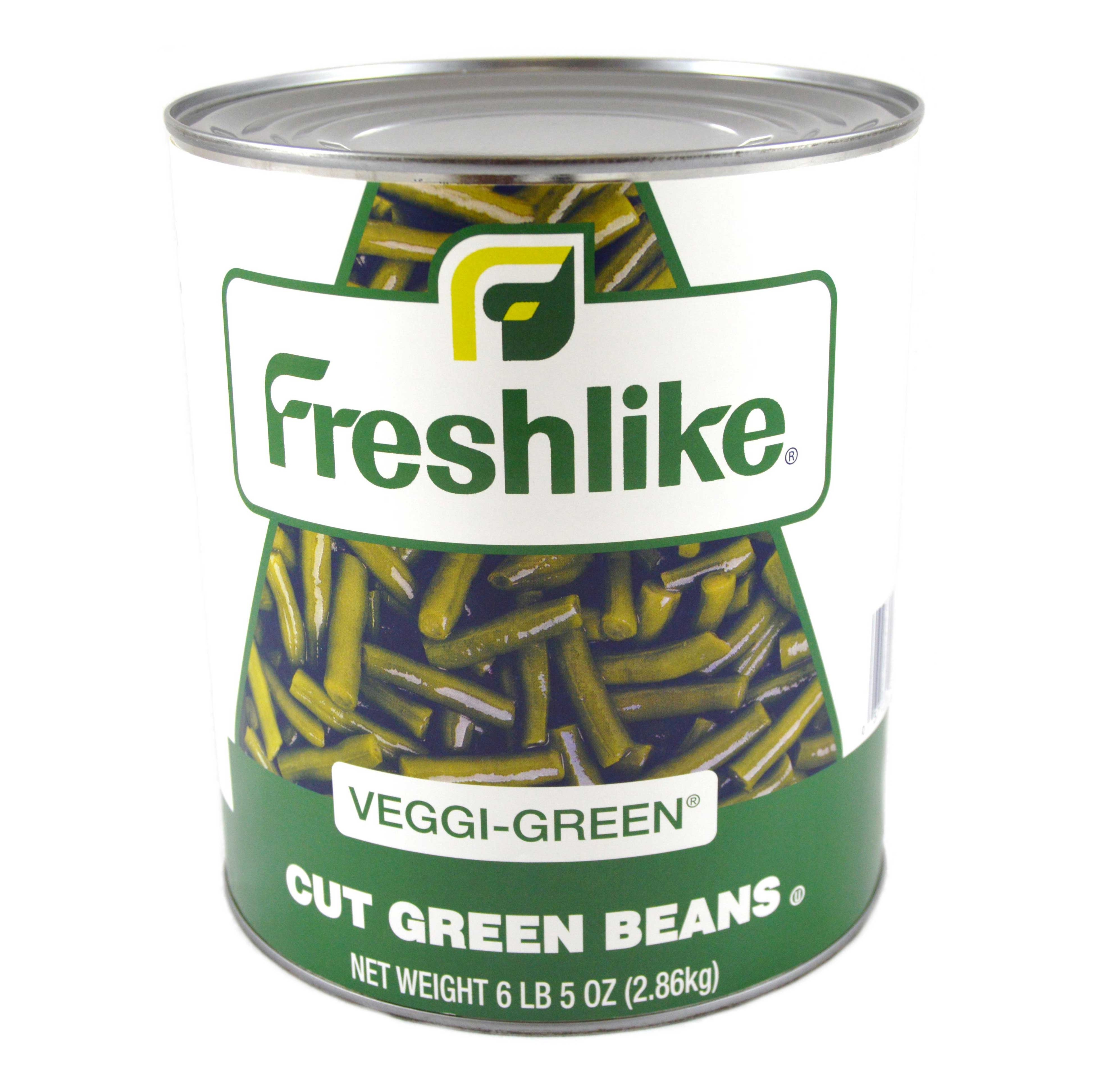 Freshlike Veggie Green Cut Beans - no. 10 can, 6 cans per case