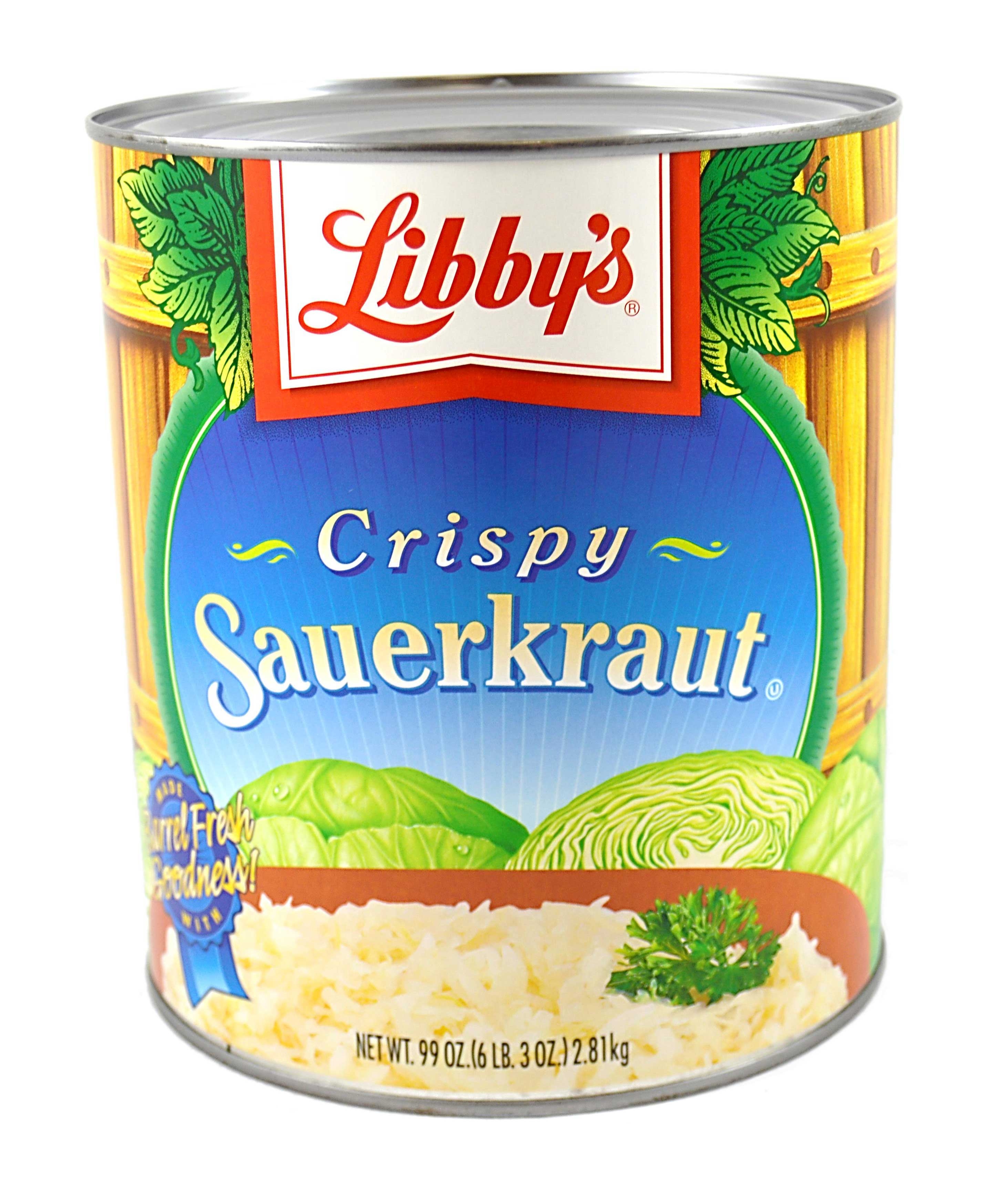 Libbys  Fancy Sauerkraut - no. 10 can, 6 cans per case