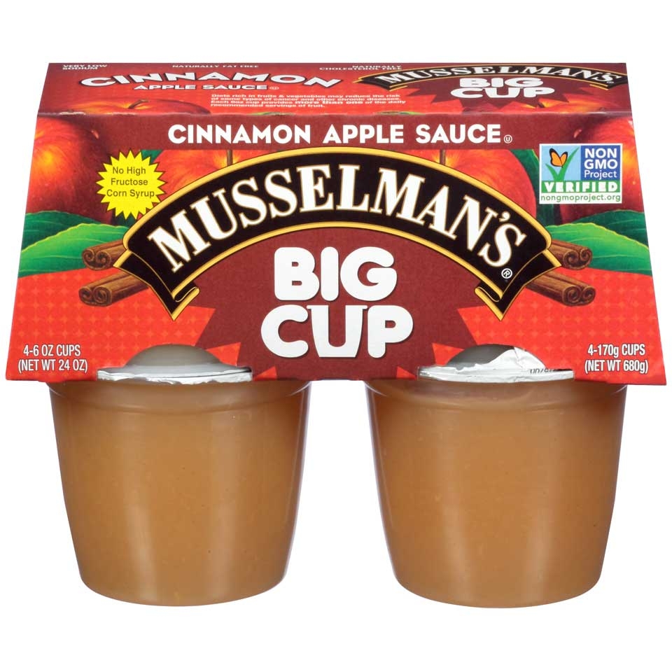 Musselmans Cinnamon Apple Sauce, 24 Ounce -- 12 per case.