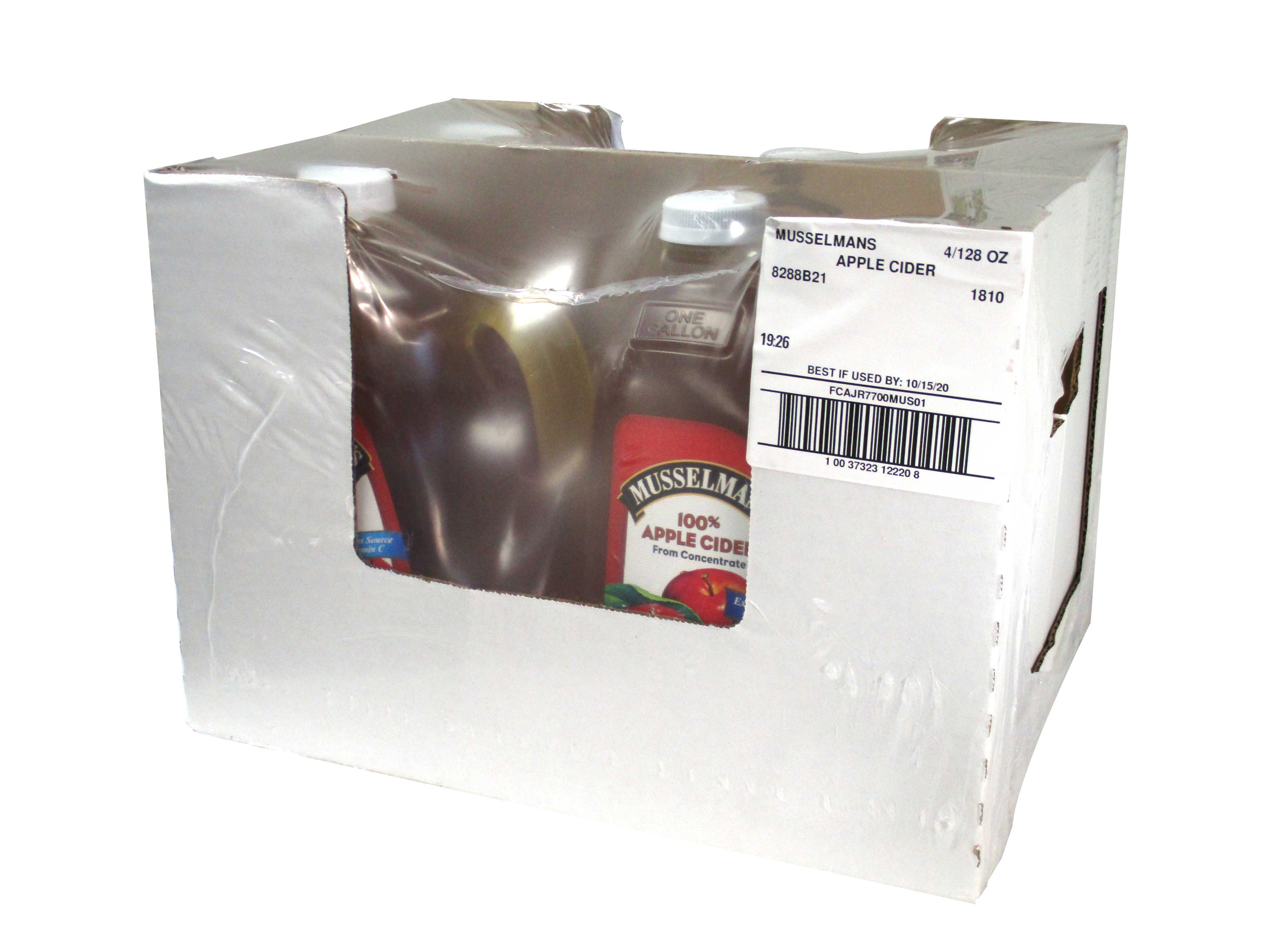 Knouse Foods Musselmans Cider Apple Juice in 128 Ounce Plastic -- 4 per case.