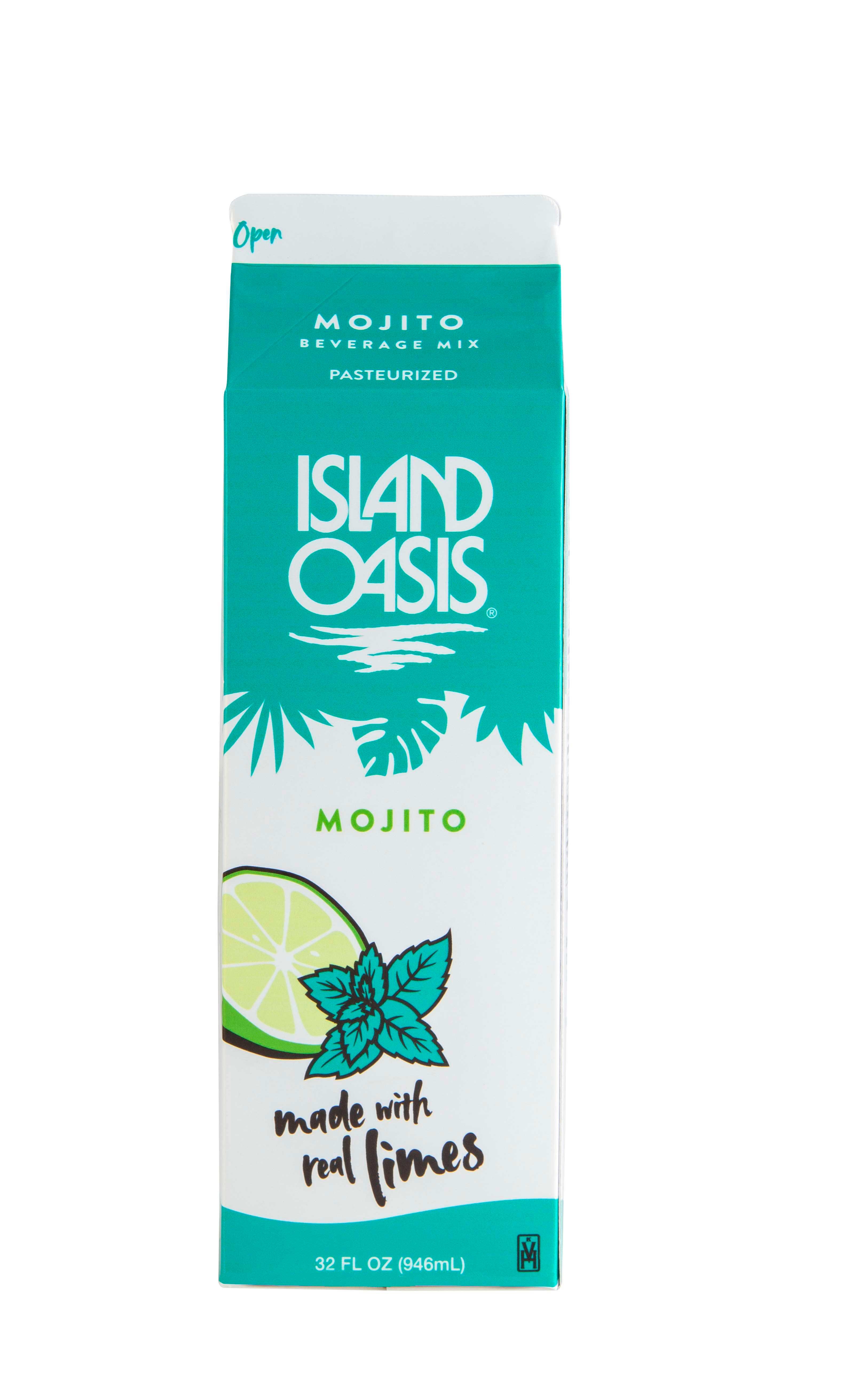 Island Oasis Mojito Beverage Mix, 32 Fluid Ounce -- 12 per case.
