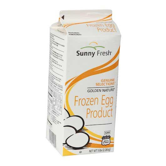 Sunny Fresh Golden Nature Liquid Whole Egg, 5 Pound -- 6 per case