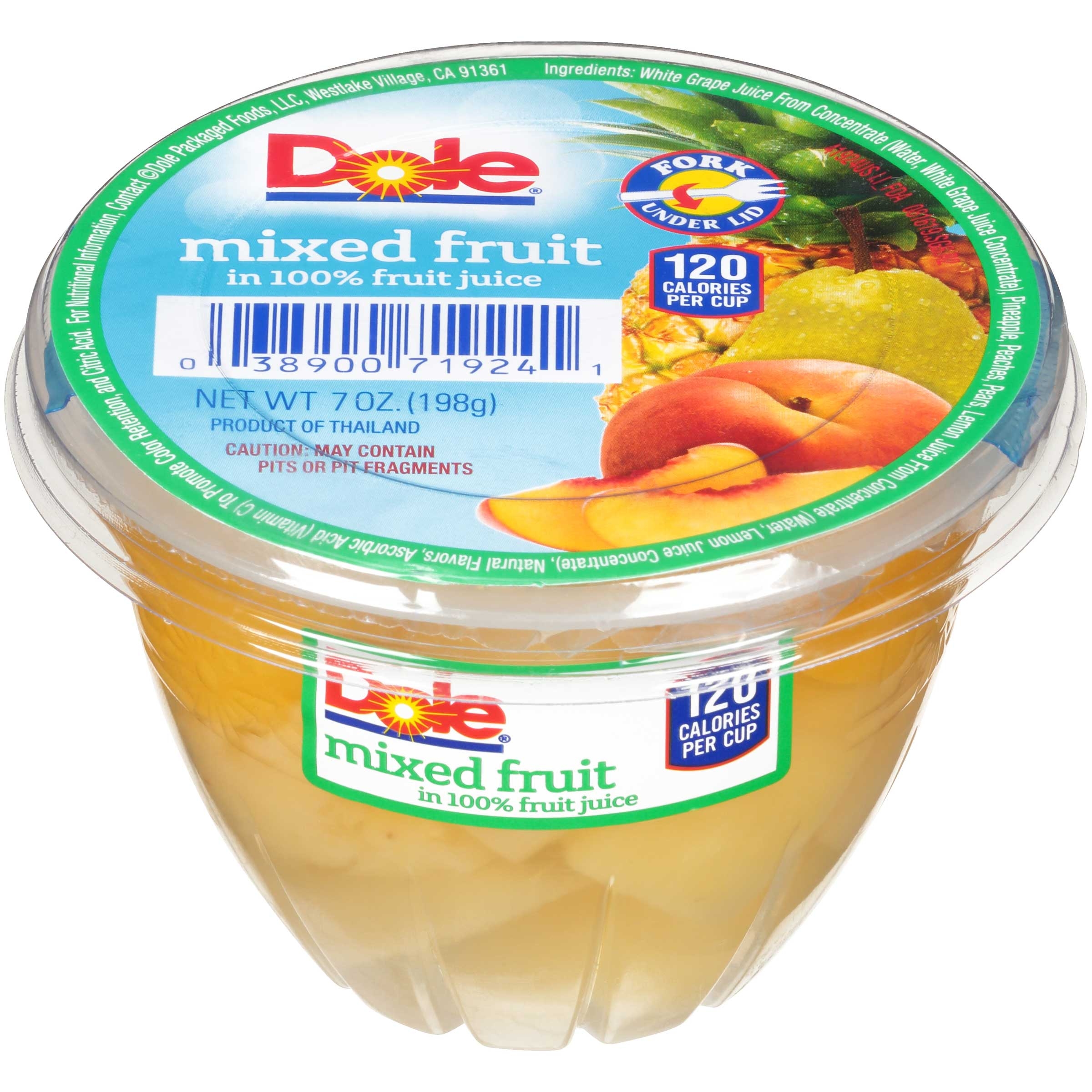 Dole Mixed Fruit Bowl, 7 Ounce -- 12 per case.