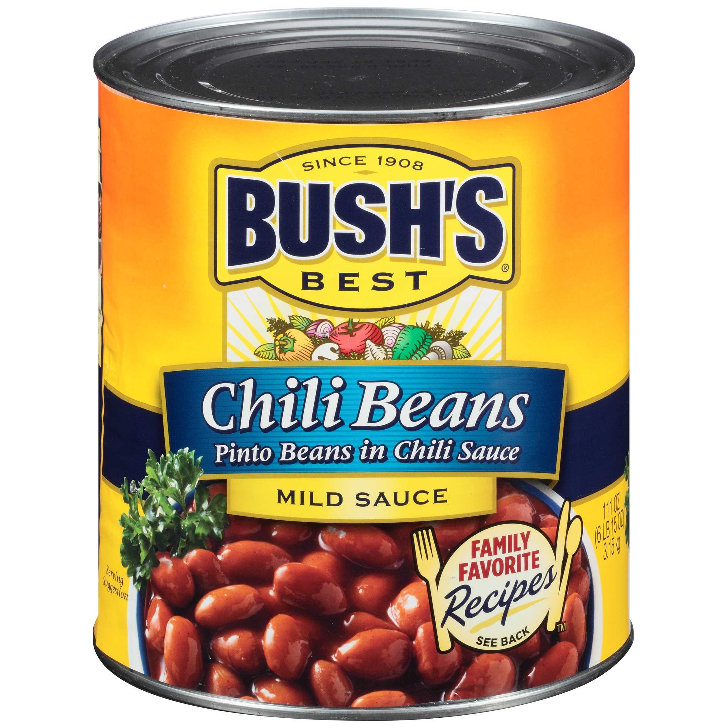 Bushs Best Bean Chili Sauce, 111 Ounce -- 6 Case