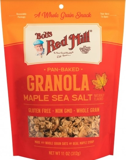 Bobs Red Mill Maple Sea Salt Granola, 11 Ounce -- 6 per case