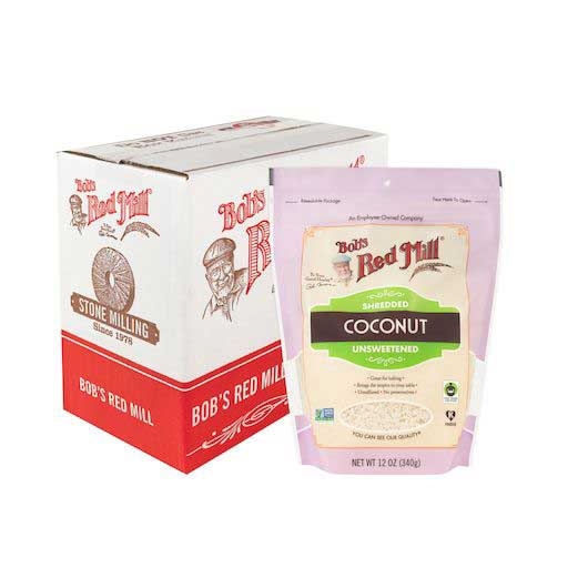 Bobs Red Mill Shredded Coconut, 12 Ounce -- 4 per case