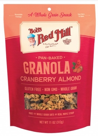 Bobs Red Mill Cranberry Almond Granola, 11 Ounce -- 6 per case