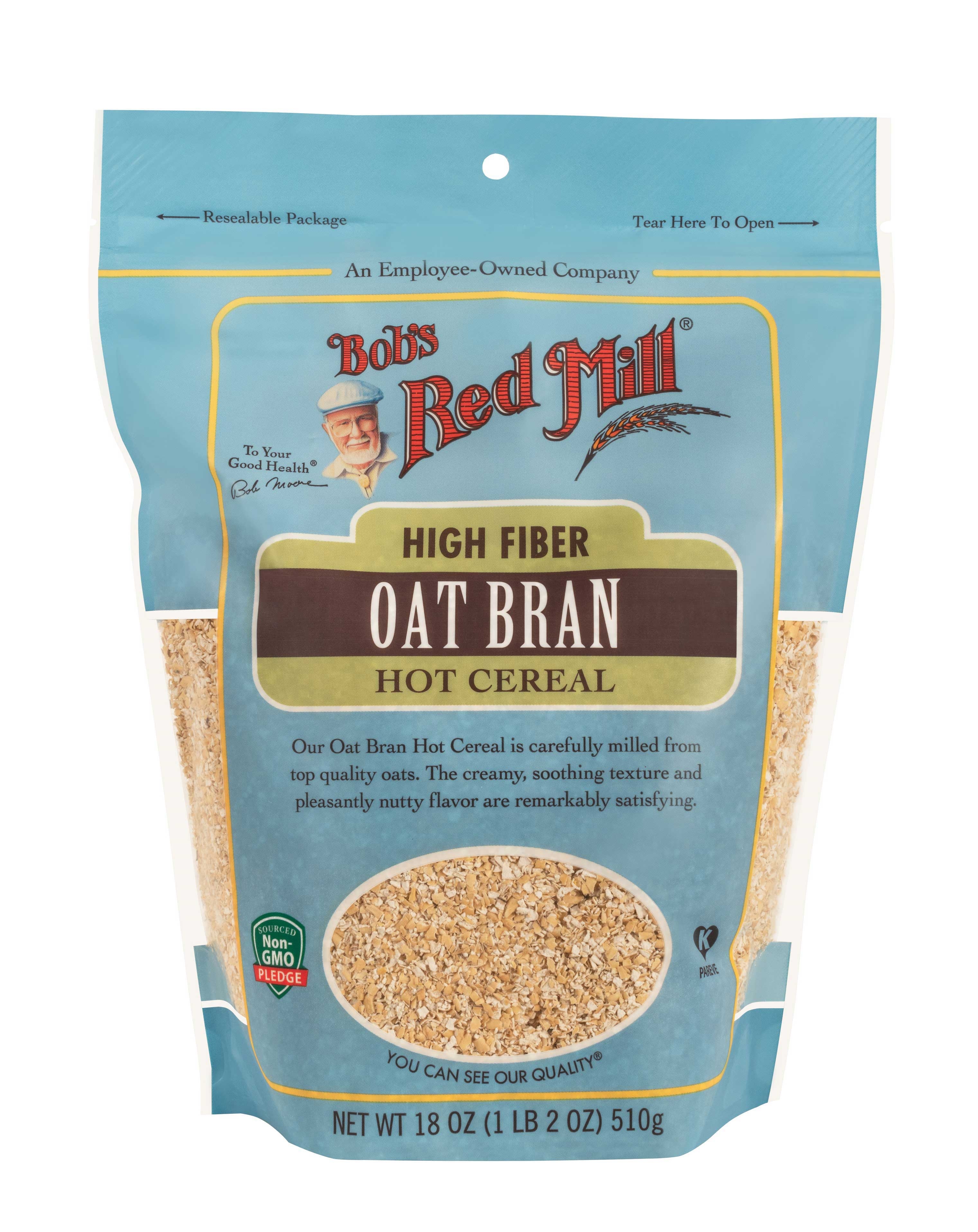 Bobs Red Mill Oat Bran, 18 Ounce -- 4 per case.