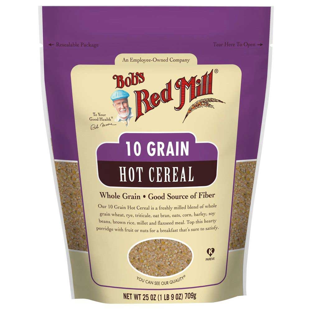 Bobs Red Mill 10 Grain Cereal, 25 Ounce -- 4 per case