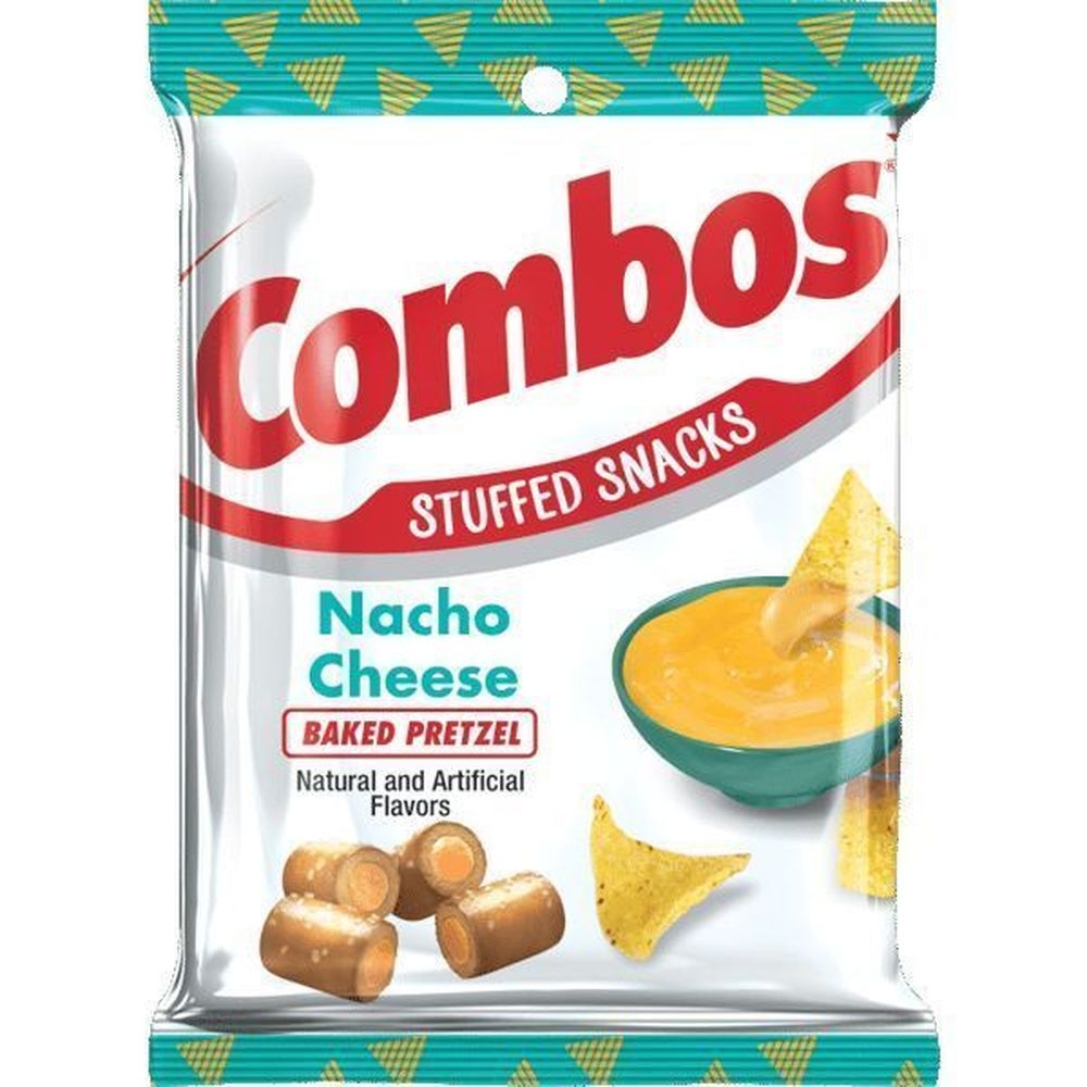Combos Nacho Cheese Pretzel Baked Snacks, 6.3 Ounce -- 12 per case