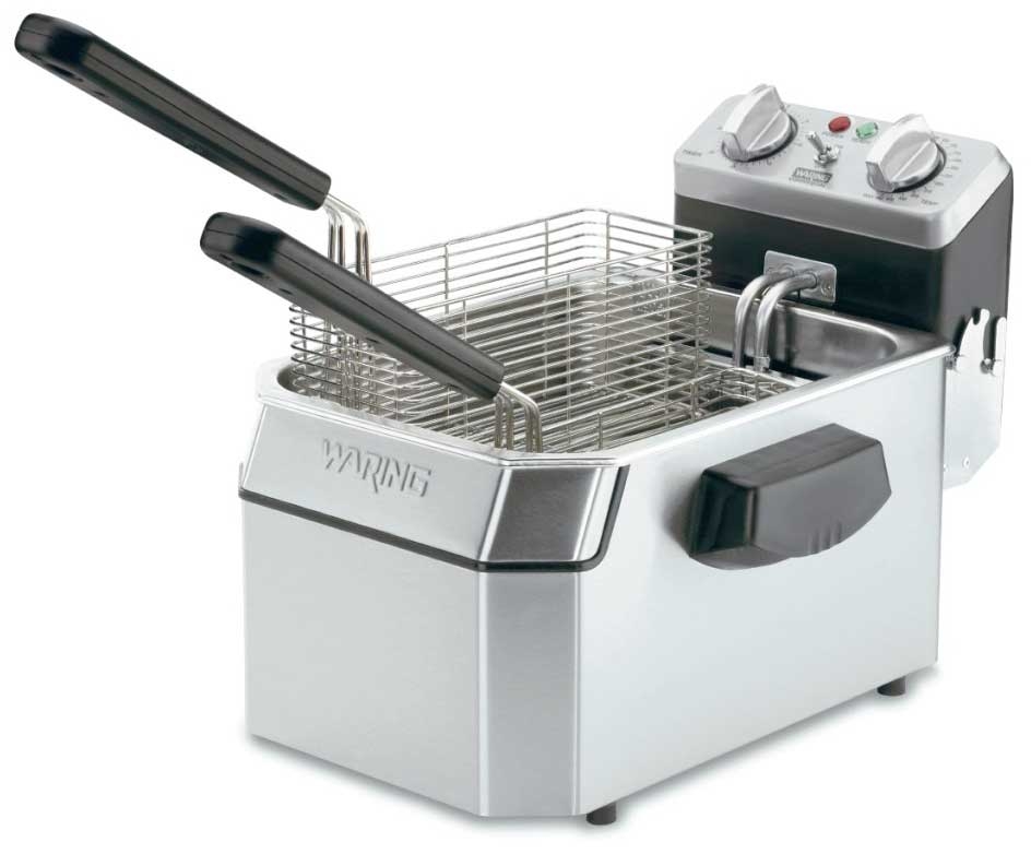 Waring Commercial Heavy Duty Deep Fryer, 10 Pound.