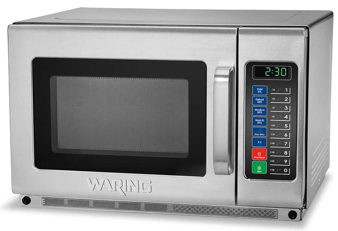 Waring Commercial Heavy Duty Microwave Oven, 1.2 Cubic Feet.