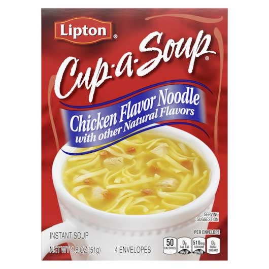 Lipton Savoury Cup A Soup Chicken Noodle with White Meat, 51 Gram -- 12 per case.