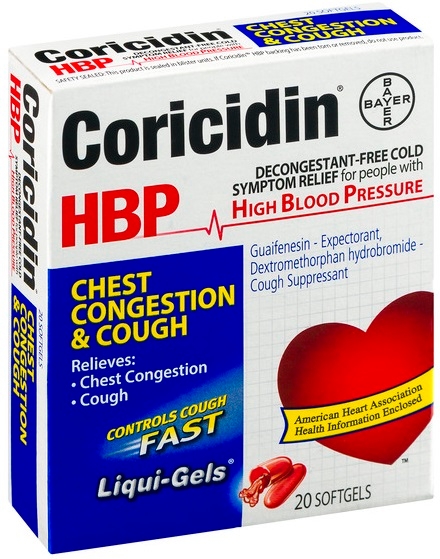 Schering Plough Coricidin Chest Congestion Medicine -- 36 per case