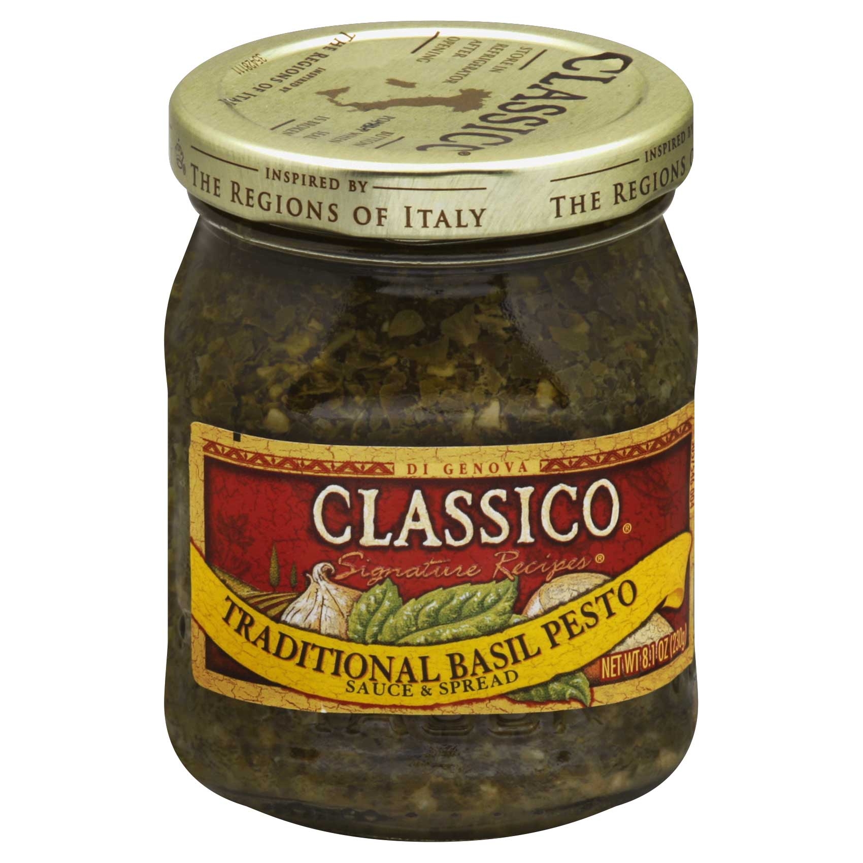 Classico Creations Traditional Basil Pesto Duos Sauce, 8.1 Ounce -- 12 per case.