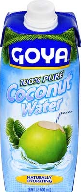 Goya 100 Percent Pure Coconut Water, 16.9 Ounce -- 24 per case.