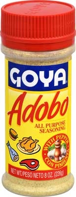 Goya Adobo Seasoning with Pepper - 8 oz. jar, 24 per case