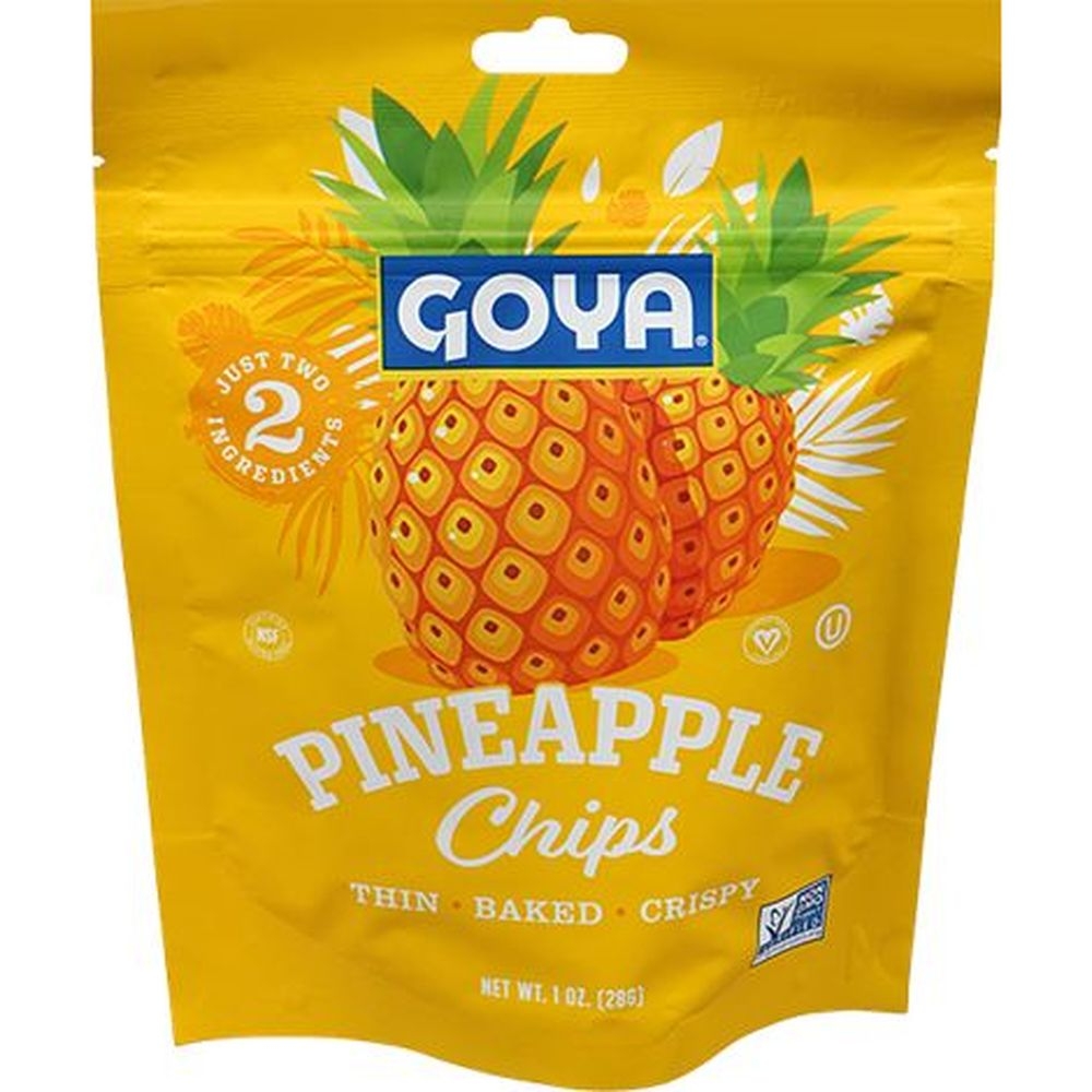 Goya Pineapple Chips, 1 Ounce -- 6 per case