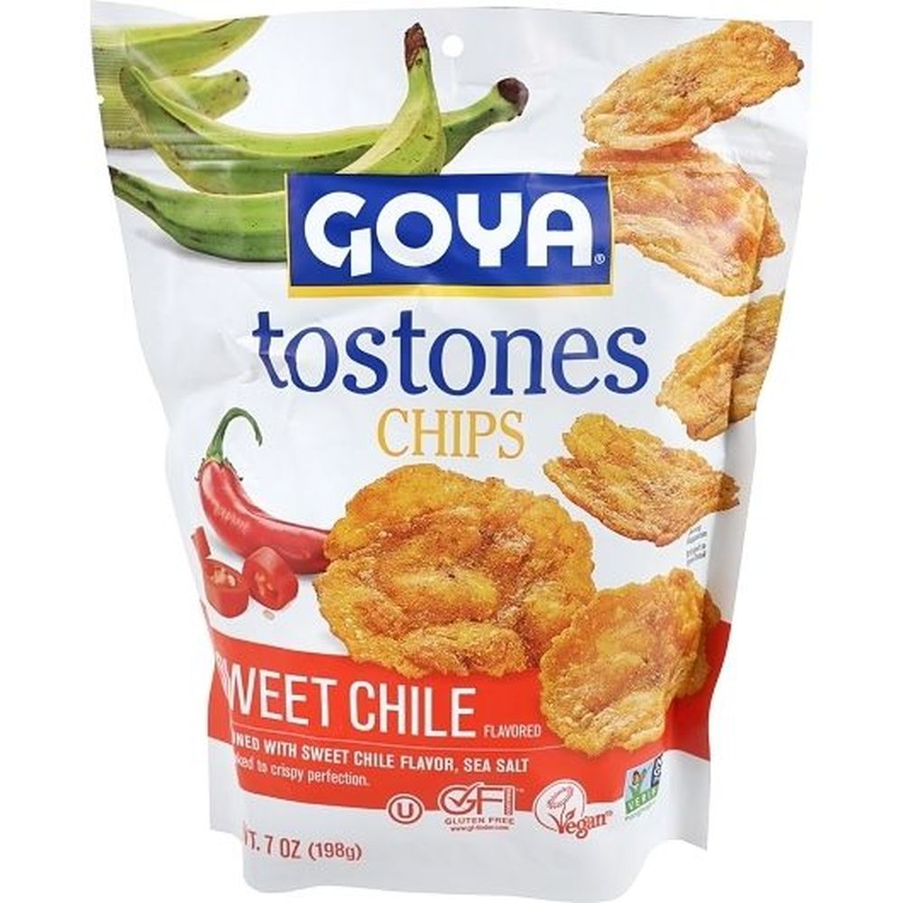 Goya Sweet Chile Flavored Tostones Chips, 7 Ounce -- 6 per case