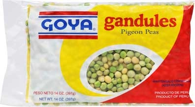 Goya Green Pigeon Peas, 14 Ounce -- 24 per case.