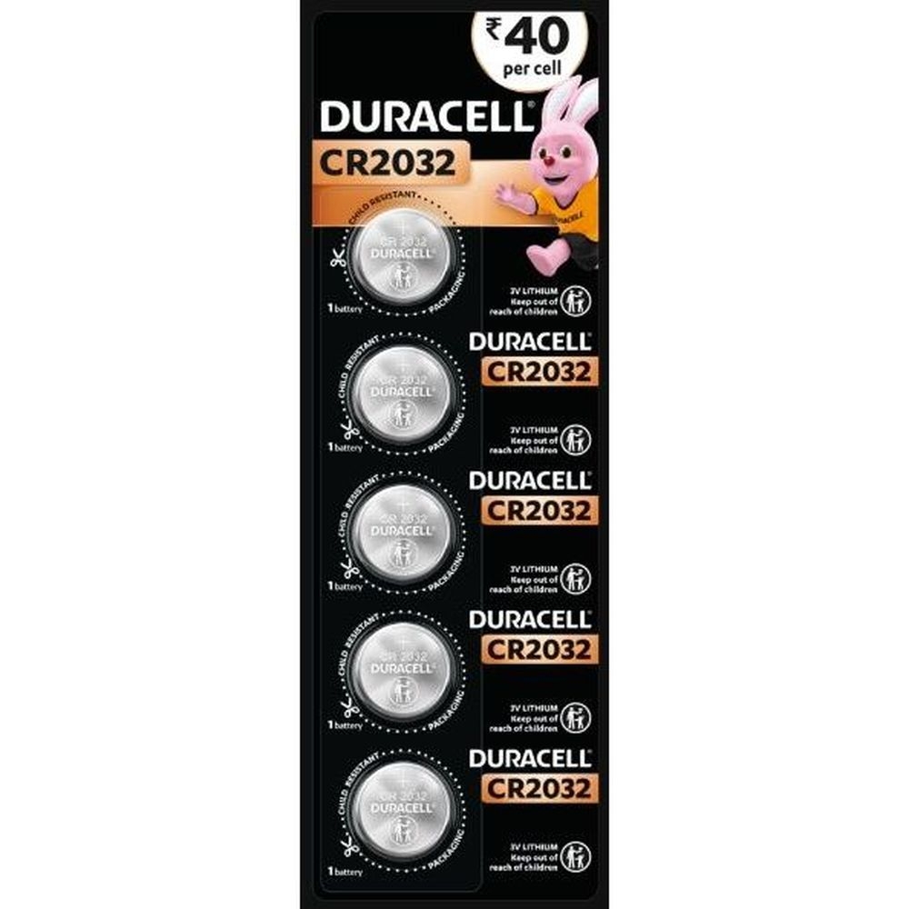 Duracell Lithium 2032 Manganese Dioxide Specialty Batteries, 2 count -- 72 per case