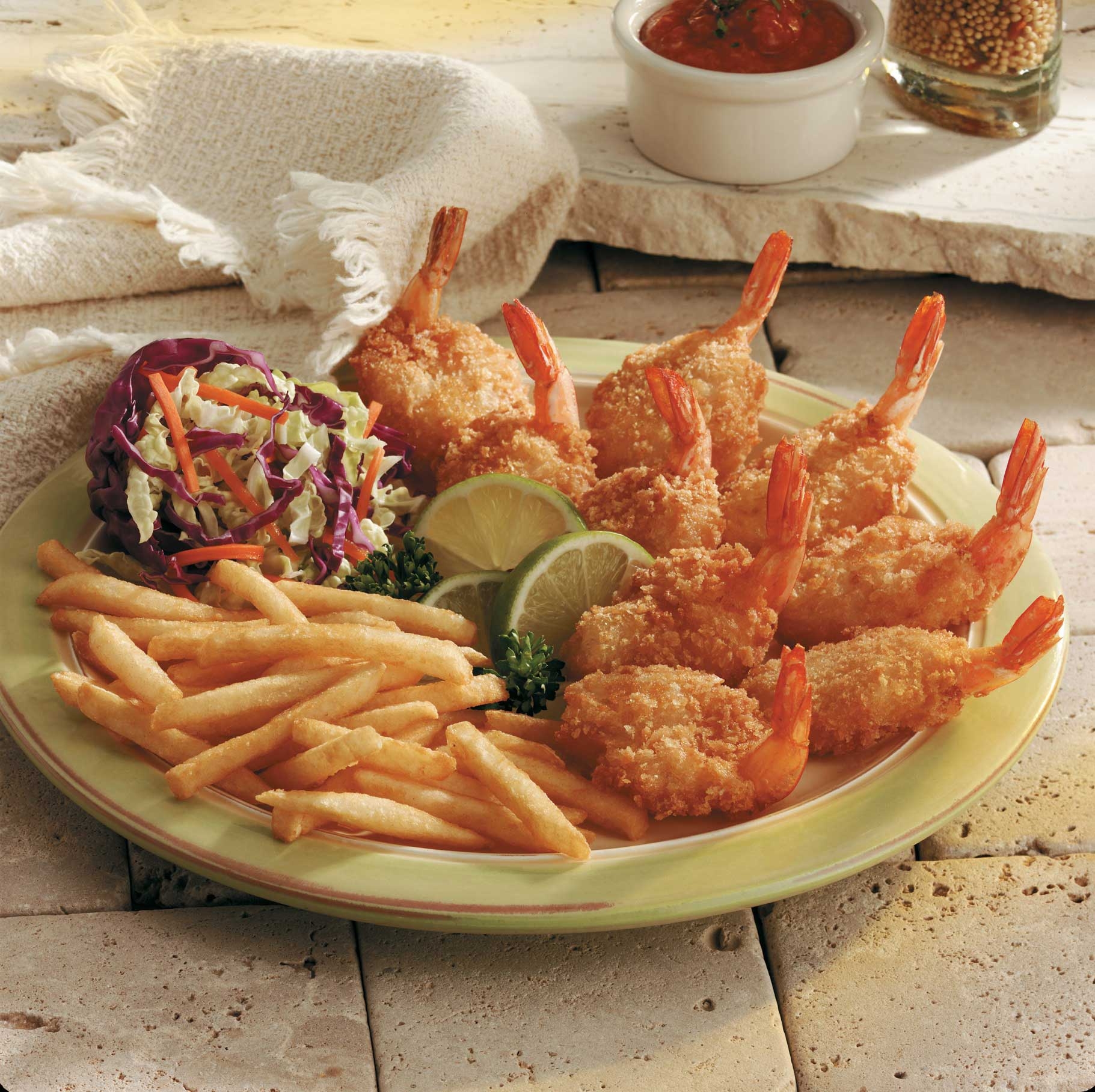 Oceanway Seafood Butterfly Breaded Shrimp - 21/25 Count, 3 Pound -- 4 per case.