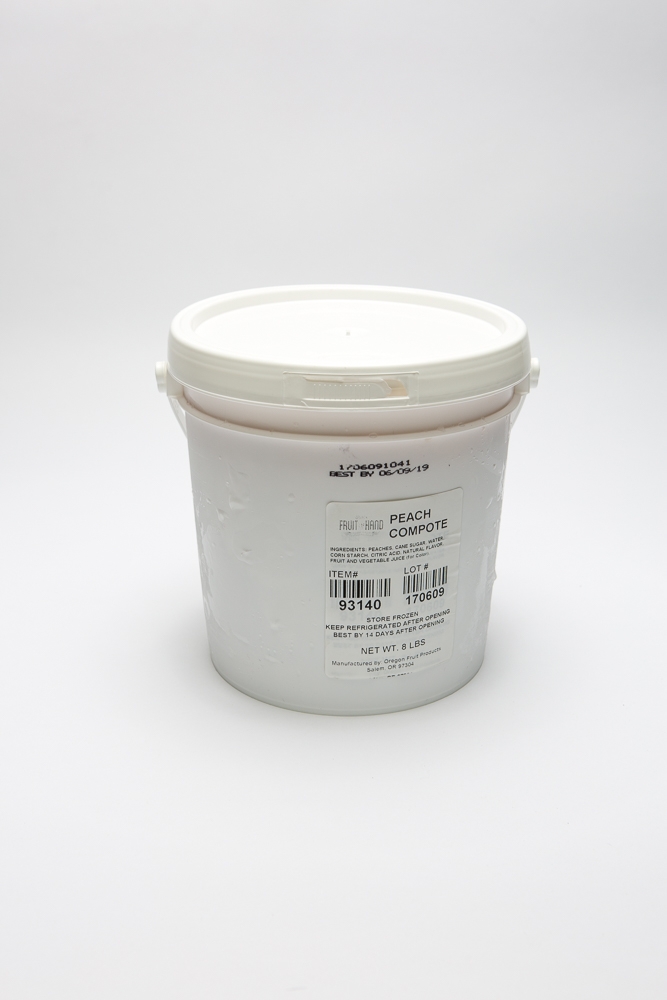 Oregon Peach Compote, 16 Pound.