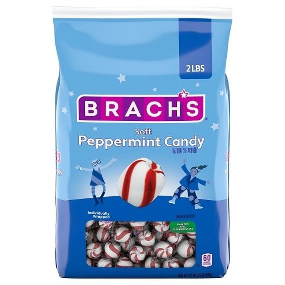 Brachs Soft Peppermint Candy, 32 Ounce -- 8 per case