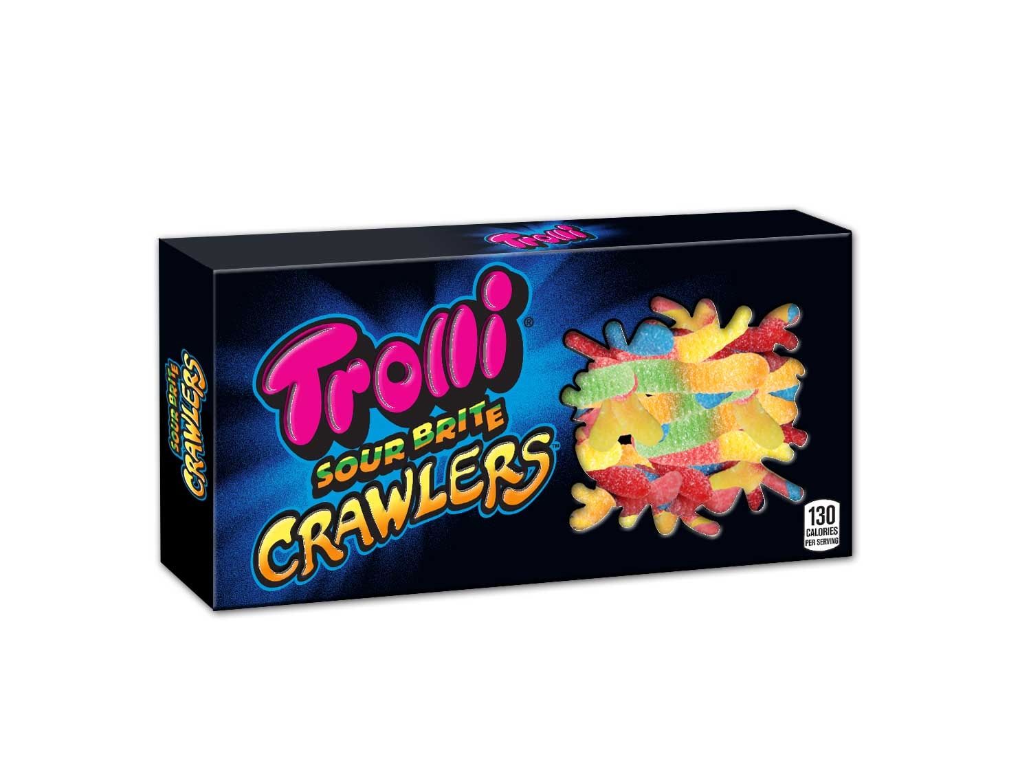 Trolli Sour Brite Crawlers Mini Candy, 3.5 Ounce -- 12 per case.