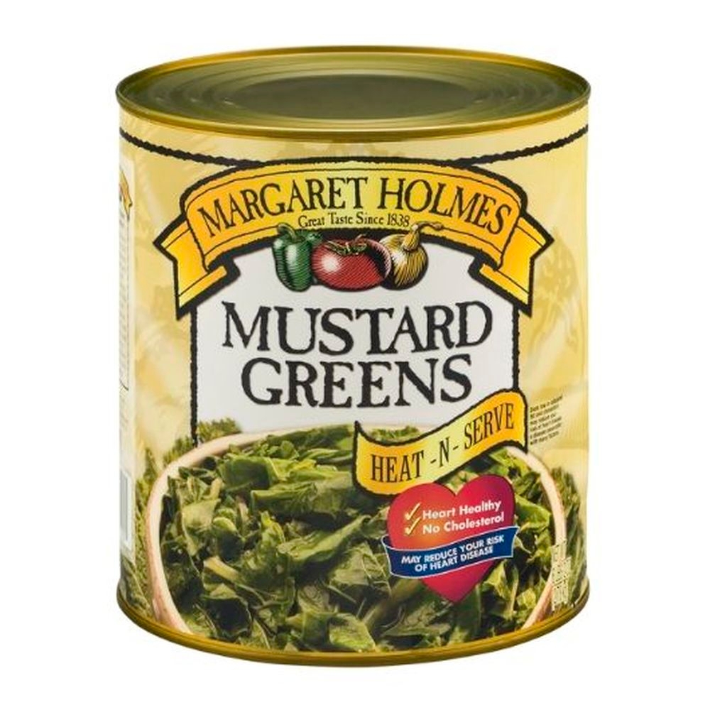 Margaret Holmes Chopped Mustard Greens, 98 Ounce -- 6 per case