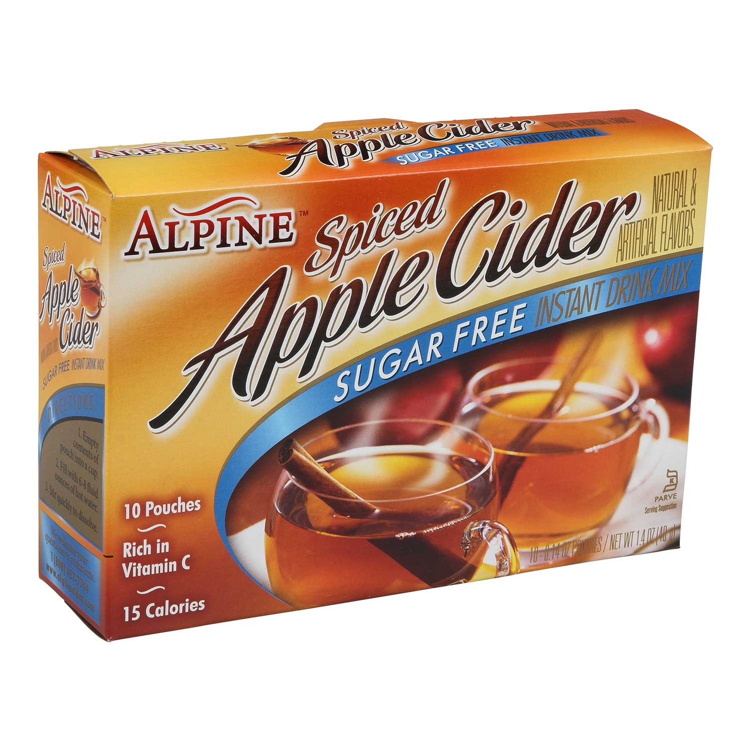 Continental Mills Alpine Apple Cider Mix, 0.14 Ounce - 10 per pack -- 12 packs per case.