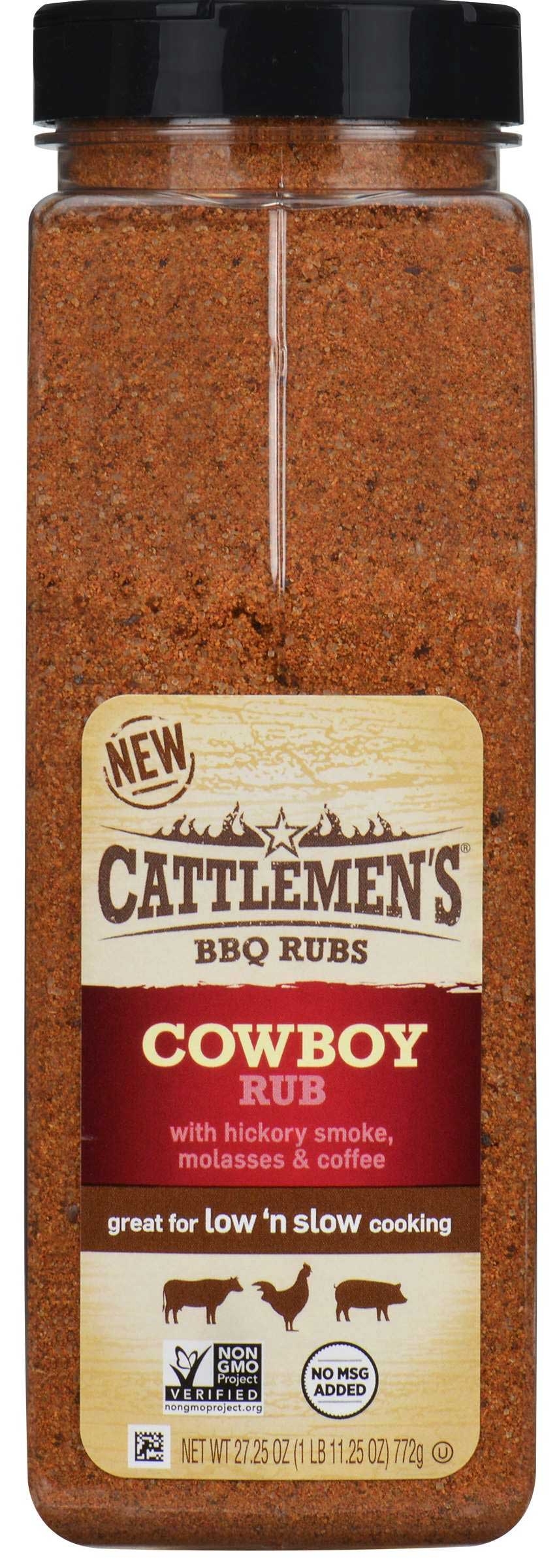Cattlemens BBQ Cowboy Rub, 27.25 Ounce -- 6 per case