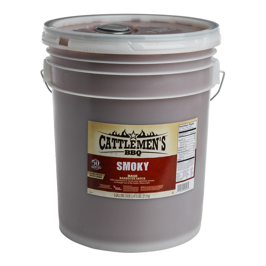 Cattlemens Barbecue Sauce Smoky 5 Gallon