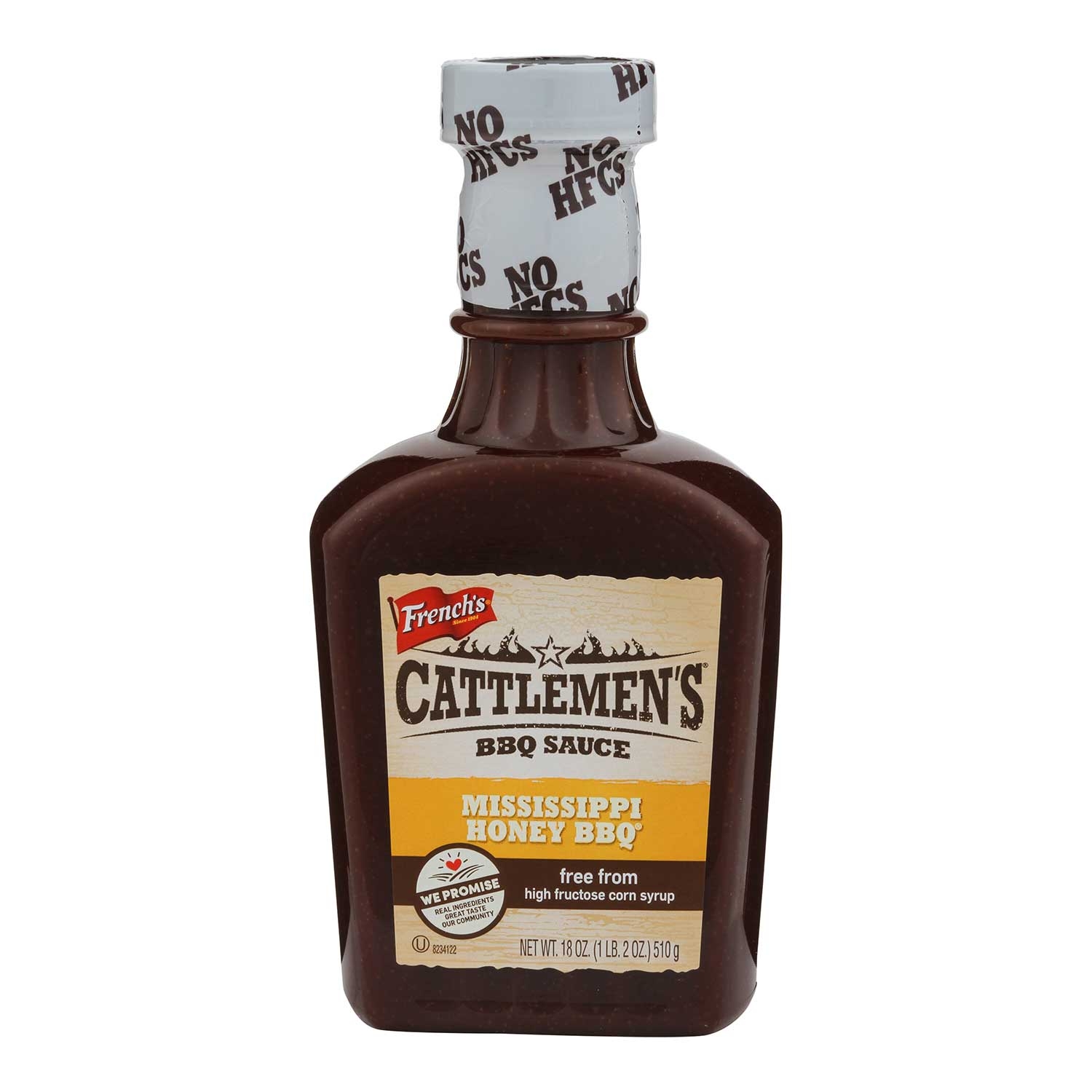 Cattlemens Mississippi Honey  Barbecue Sauce, 18 Ounce -- 12 per case.