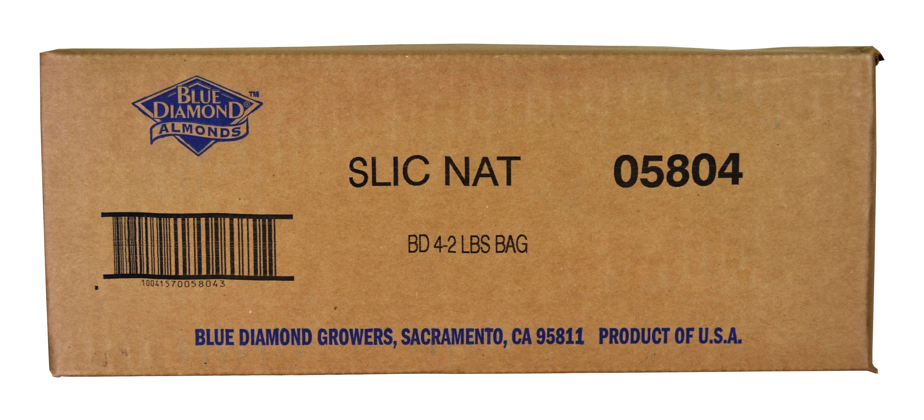 Blue Diamond Sliced Natural Almond, 2 Pound -- 4 per case.