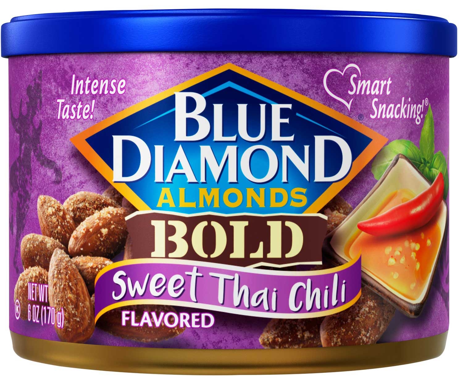 Blue Diamond Bold Sweet Thai Chili Almonds, 6 Ounce -- 12 per case