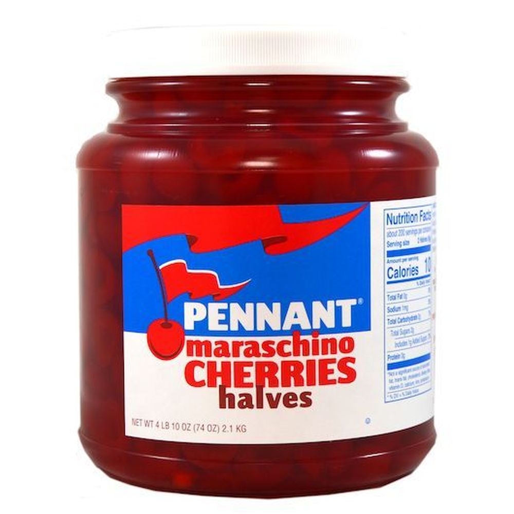 Pennant Maraschino Cherry Halves, 4.5 Pound -- 6 per case