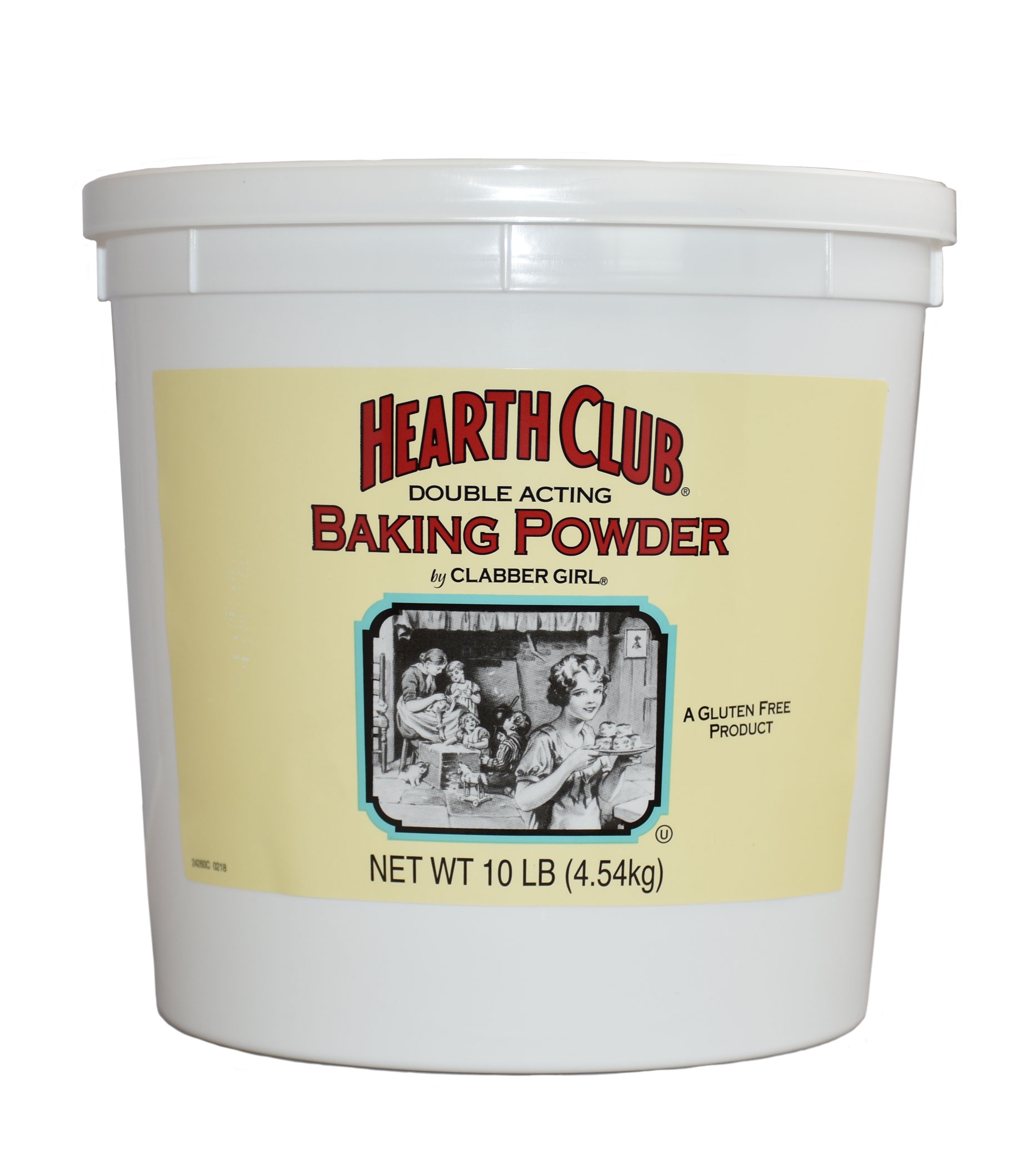 Hearth Club Baking Powder, 10 Pound -- 4 per case.