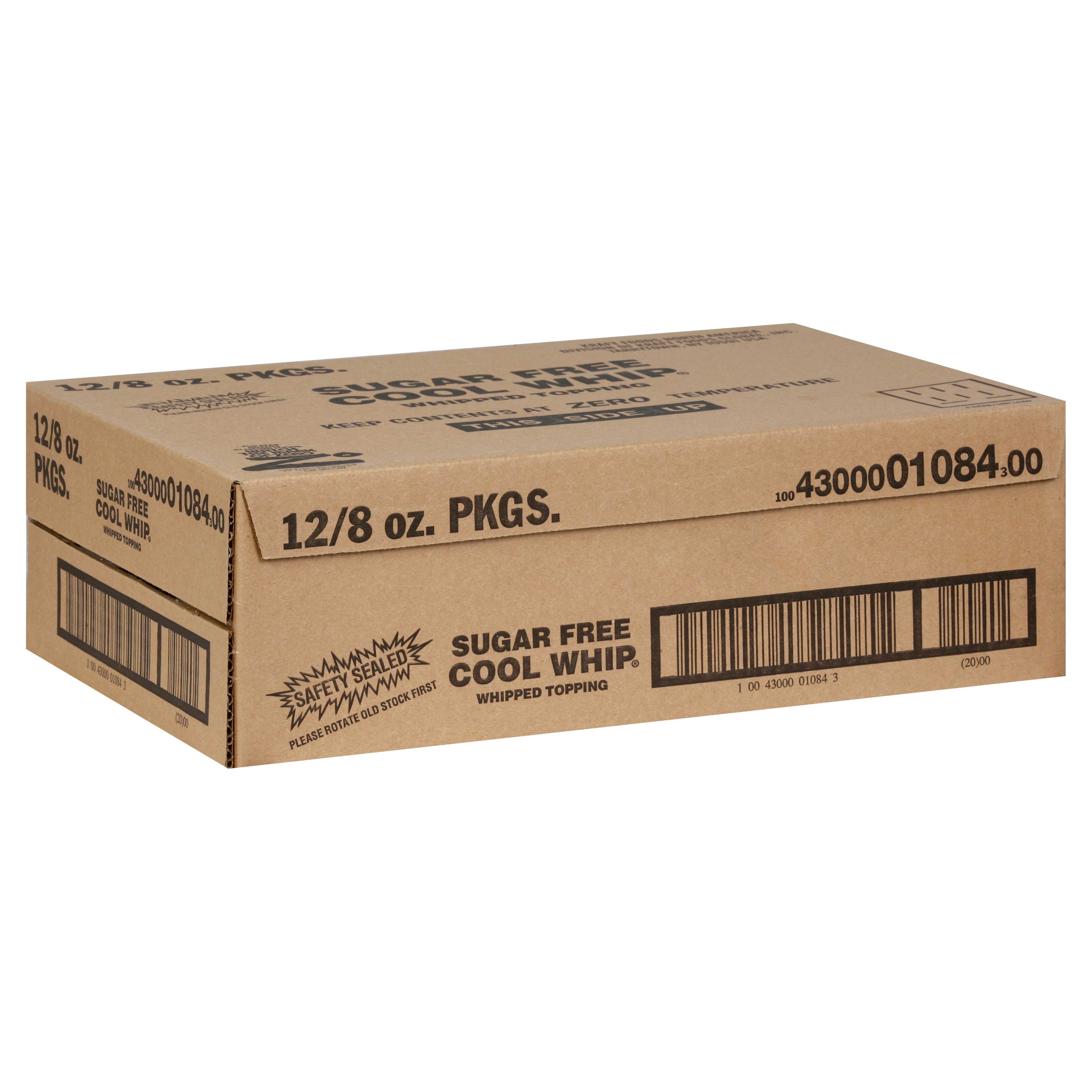 Cool Whip Sugar Free Whipped Topping, 8 Ounce -- 12 per case